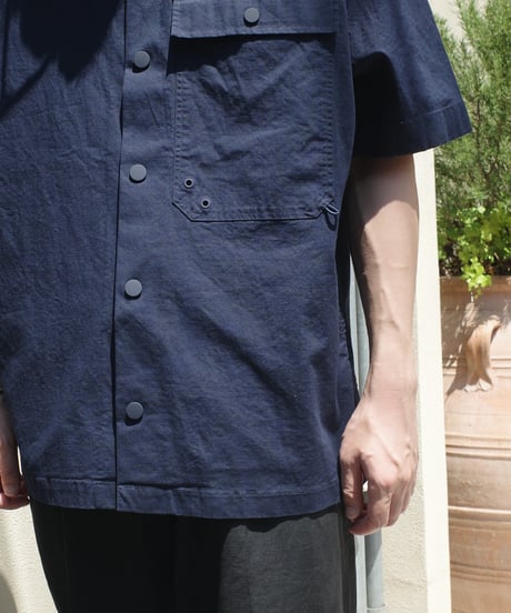 Marks & Spencer Cotton Ripstop Open Collar Shirt
