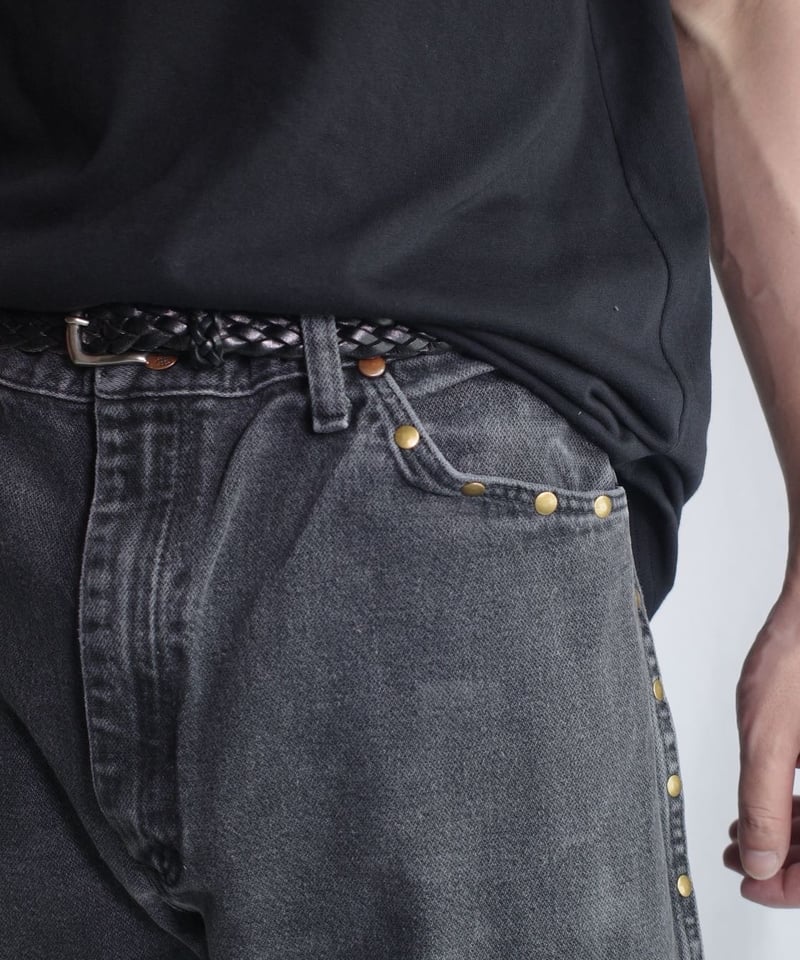 Wrangler Studded Black Denim -13 | DAMAGEDONE 2nd