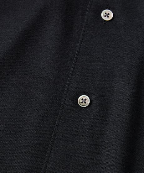 THE DAY -WOOL FRAISE SHIRT JACKET -Black