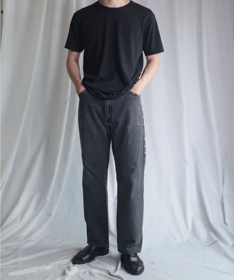 Wrangler Studded Black Denim -13 | DAMAGEDONE 2nd