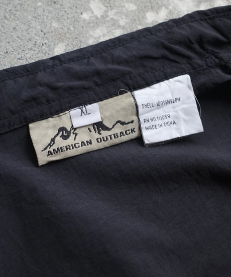 American Outback Nylon Black S/S Shirts -4