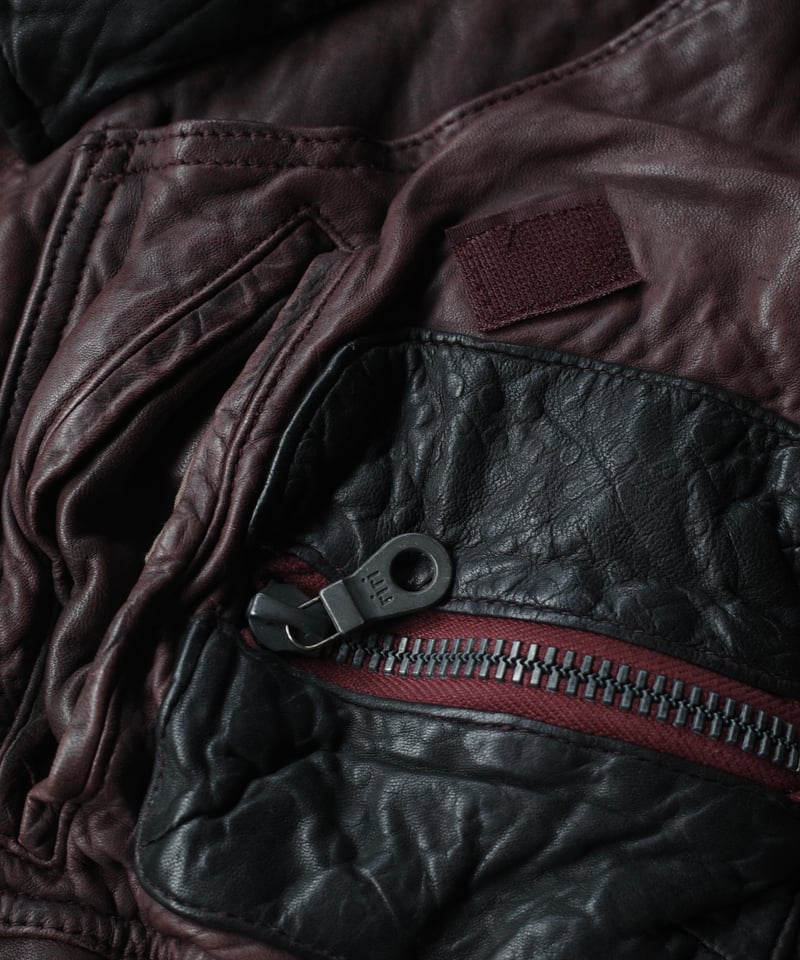 80's American Basics Leather Flight Jacket | DA