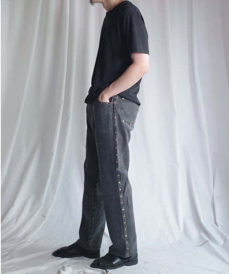 Wrangler Studded Black Denim -13 | DAMAGEDONE 2nd