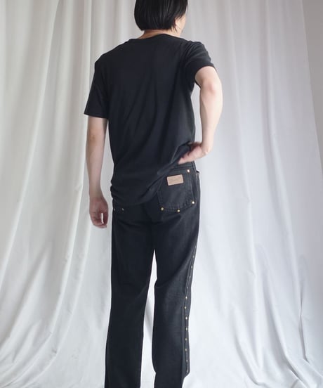 Wrangler Studded Black Denim -2