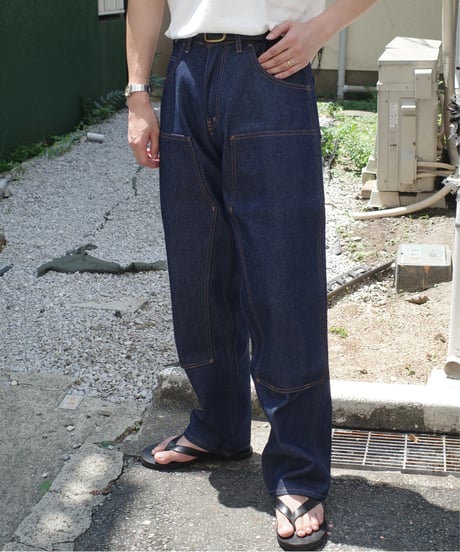 Prison Blues Double Knee Denim Work Jeans