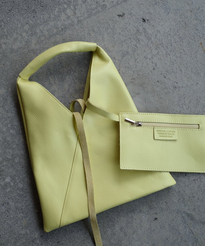 MARLON FIRENZE Calf Leather MINI GISELLE -Limon