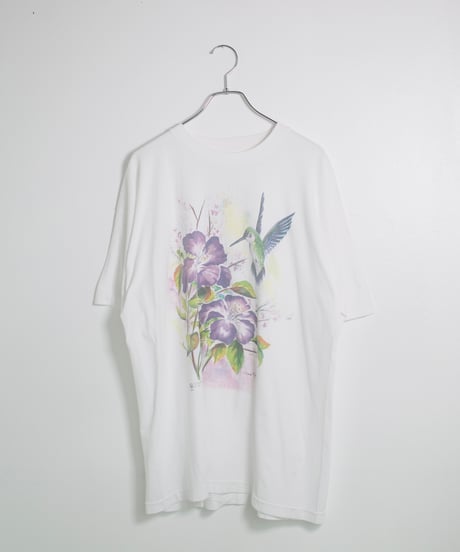 90's Flower Design T-Shirt -2