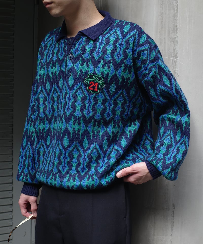 90's Emporio Armani Various Wool Knit -3 | DAMA