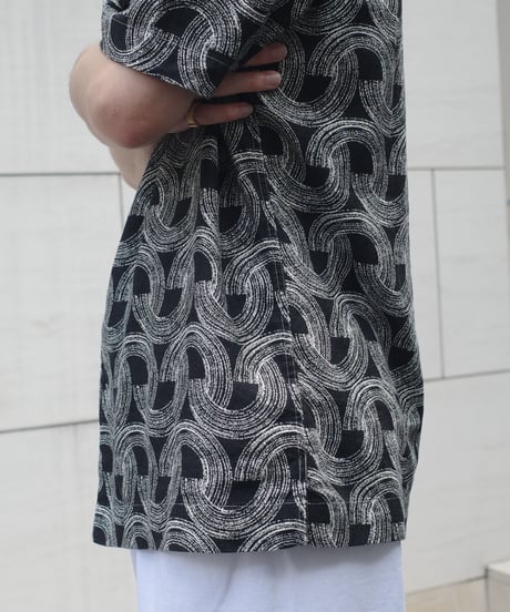 Marks & Spencer Linen Blend Geometric Print Shirt