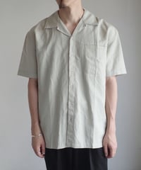KATHARINE HAMNETT Linen Cotton Open collar Shirt -1
