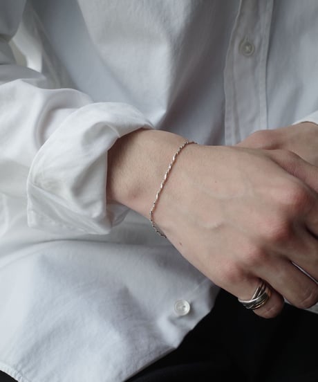 meian sterling silver "Baby Screw" bracelet