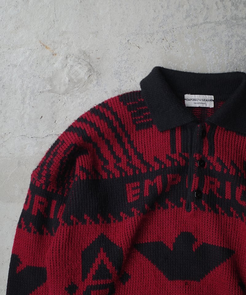 90's Emporio Armani Various Wool Knit -2 | DAMA
