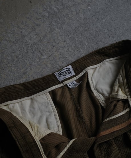 Missoni Sport Corduroy Pants #2 -Made in Italy