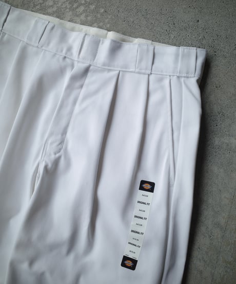 Dickies Customized 874 2-Tuck Pants -White