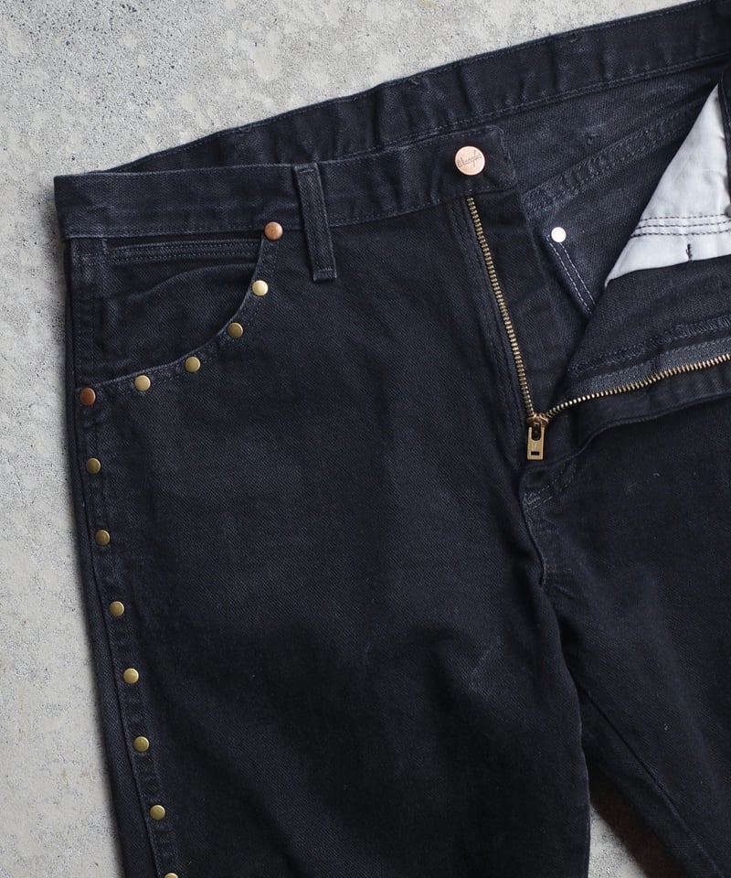 Wrangler Studded Black Denim -2 | DAMAGEDONE 2nd