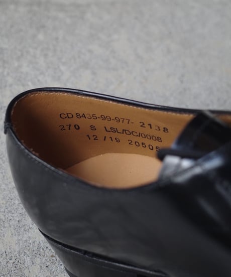 British Army Plane-toe Leather Officer Shoes -4 27.0cm