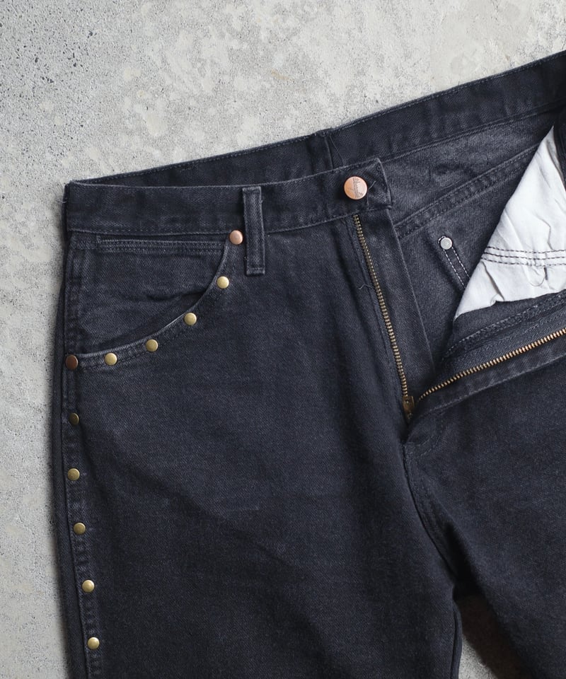 Wrangler Studded Black Denim -4 | DAMAGEDONE 2nd