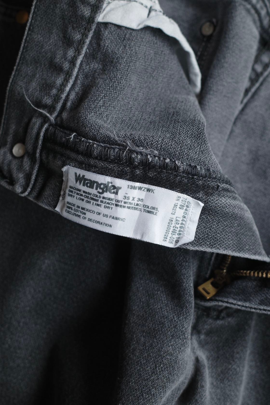 Wrangler Studded Black Denim -13 | DAMAGEDONE 2nd