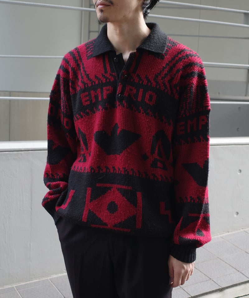 90's Emporio Armani Various Wool Knit -2 | DAMA