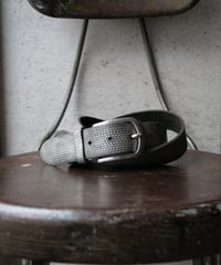 Real Leather Silver Belt -1