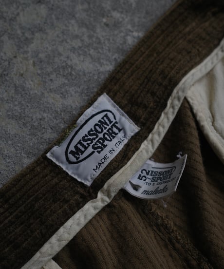 Missoni Sport Corduroy Pants #2 -Made in Italy