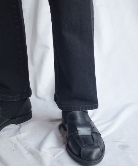 Euro Wrangler Studded Black Denim -3