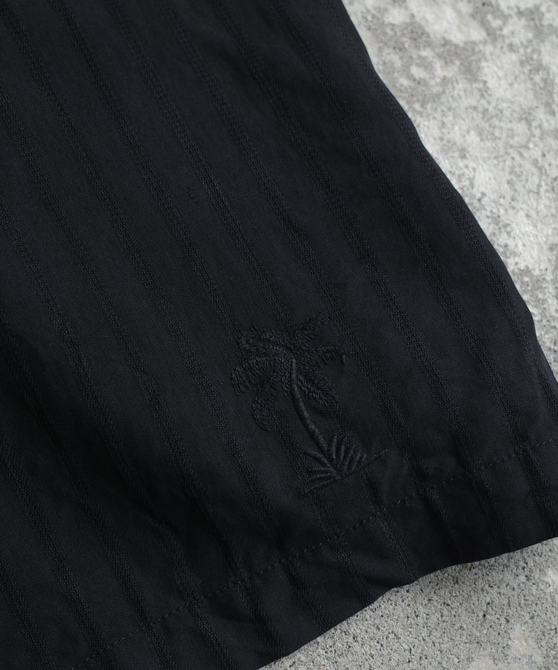 Tommy Bahama Silk Black S/S Shirts -6 | DAMAGED