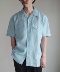 KATHARINE HAMNETT Linen Cotton Open collar Shirt -6