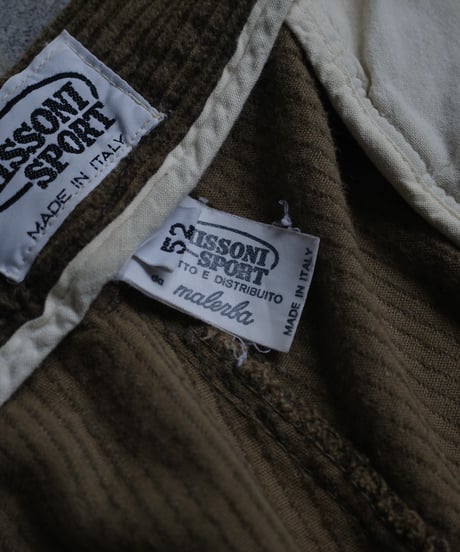 Missoni Sport Corduroy Pants #2 -Made in Italy