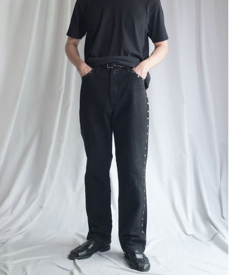 Wrangler Studded Black Denim -2