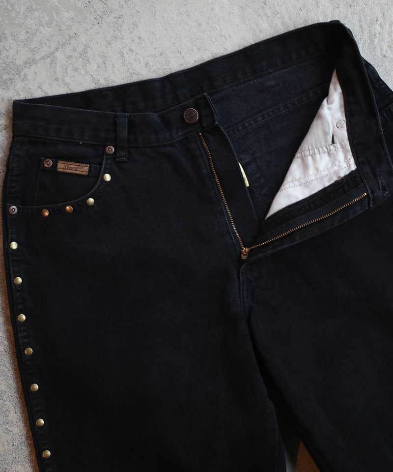 Wrangler Studded Black Denim #10 | DAMAGEDONE 2nd