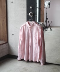 80’s GIORGIO ARMANI Strip L/S Shirts Made in ITALY