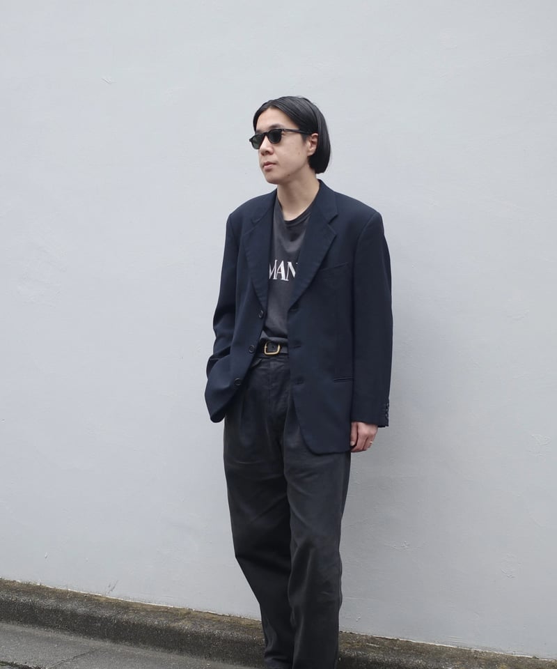 Giorgio Armani LE COLLEZIONI スーツジャケット 黒 90's Giorgio Armani Le Collezioni Tailored Jack