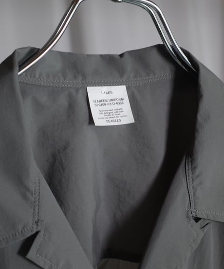 SEABEES Zero Gravity Nylon Open Coller Short Sleeve Shirts