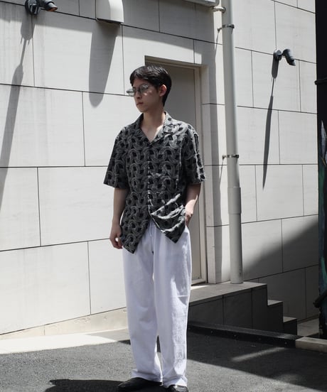 Marks & Spencer Linen Blend Geometric Print Shirt