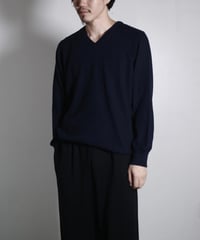 L.L.Bean High gauge V-Neck Knit -4