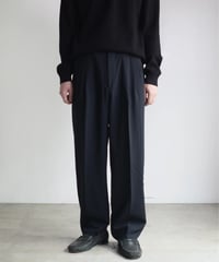 Euro Wool Slacks -5 ”Dark Navy”