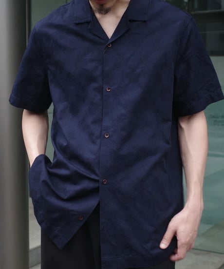Marks & Spencer Jacquard Open Collar Shirt