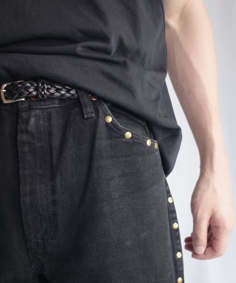 Wrangler Studded Black Denim -2