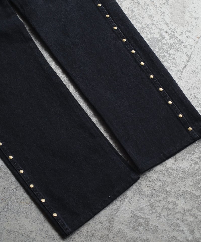 Wrangler Studded Black Denim -4 | DAMAGEDONE 2nd