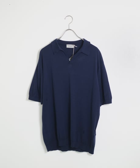 John Smedley "NOAH" Sea Island Cotton Skipper Knit