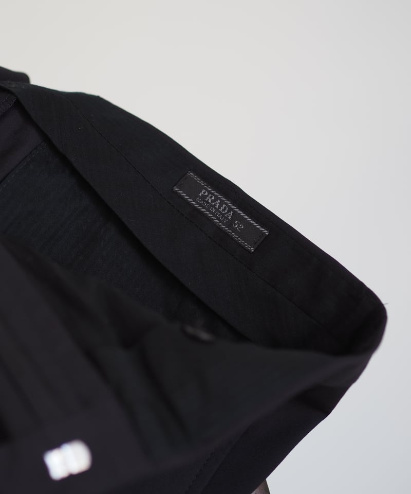 Prada No-Tuck Slacks -Made in Italy | DAMAGEDON
