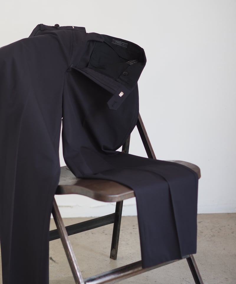 PRADA 【MADE ITALY】　ワイドスラックス Prada No-Tuck Slacks -Made in Italy | DAMAGEDON