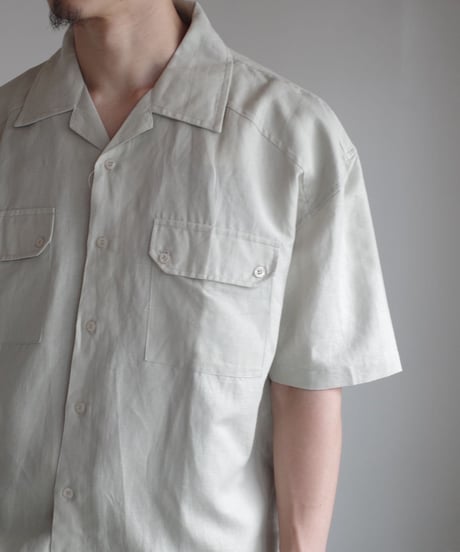 KATHARINE HAMNETT Linen Cotton Open collar Shirt -3