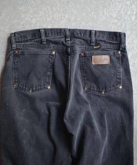 Wrangler Studded Black Denim -4