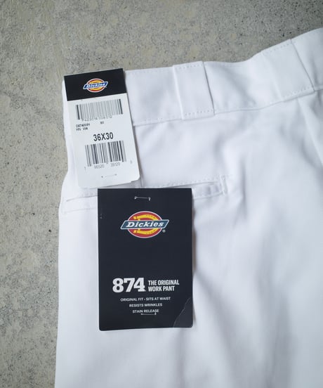 Dickies Customized 874 2-Tuck Pants -White
