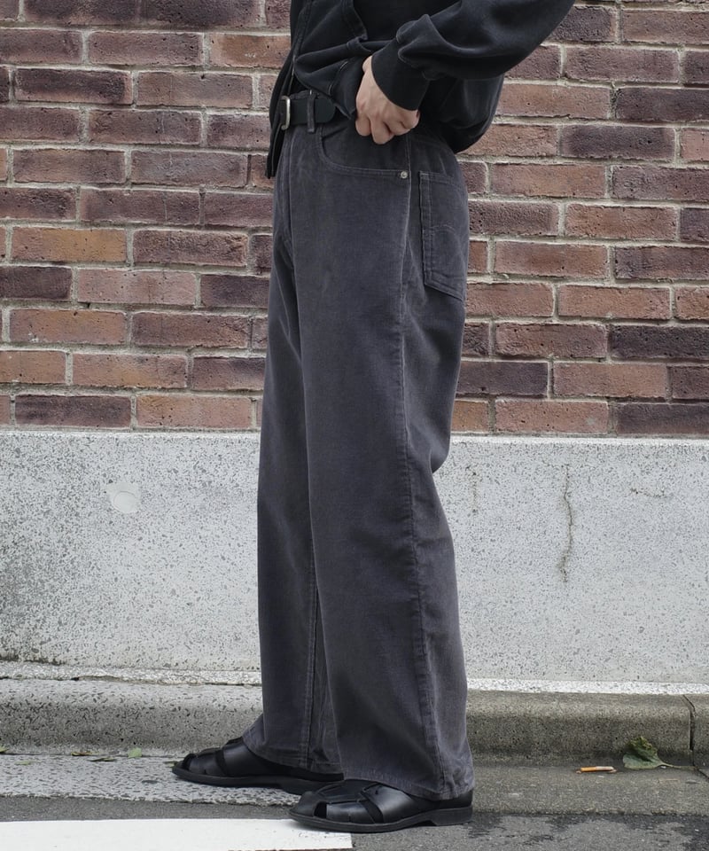 Deadstock Levi's 569 Corduroy Pants -Charcoal |