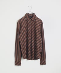 00s Hugo Boss Light Weight Fabric Pattern Shirt -2