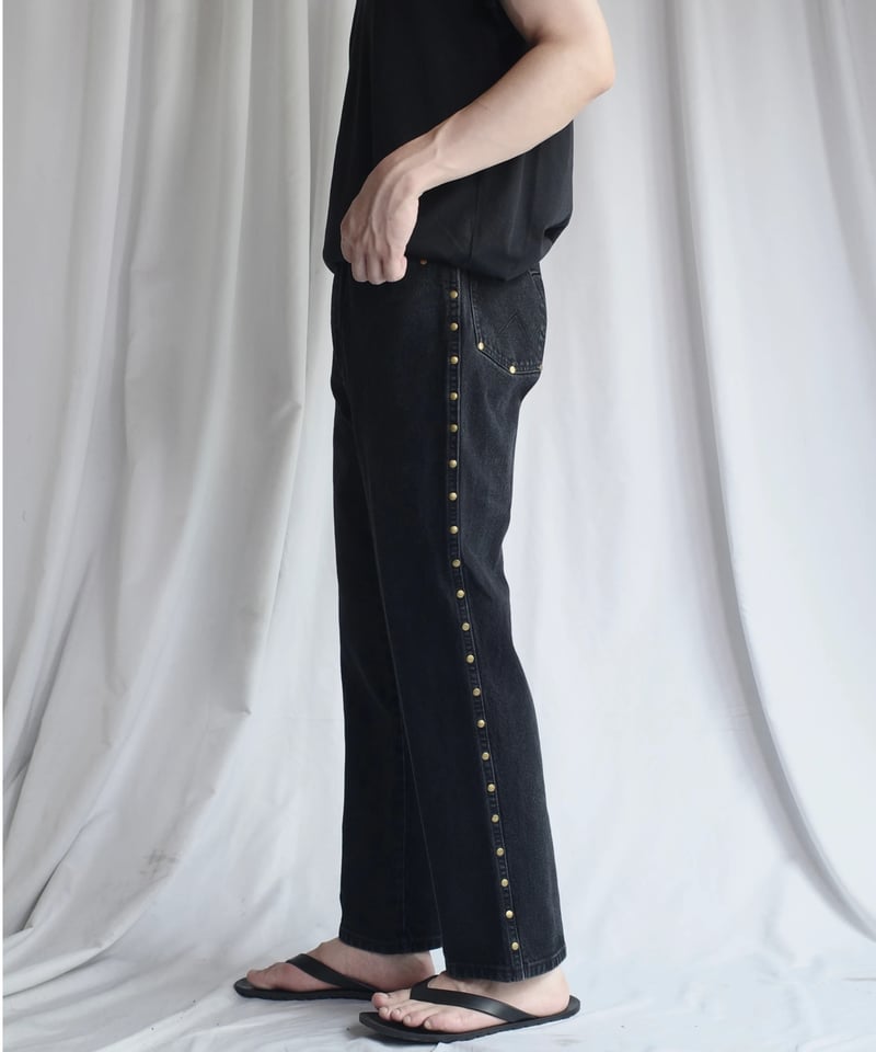 Wrangler Studded Black Denim -7 | DAMAGEDONE 2nd
