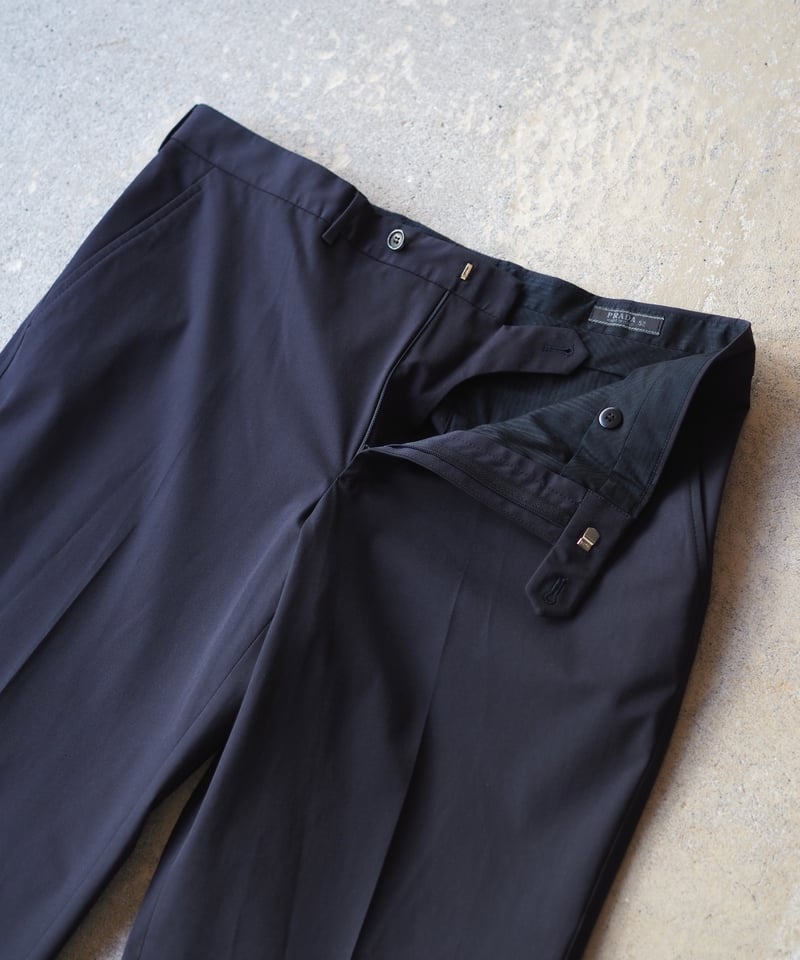Prada No-Tuck Slacks -Made in Italy | DAMAGEDON